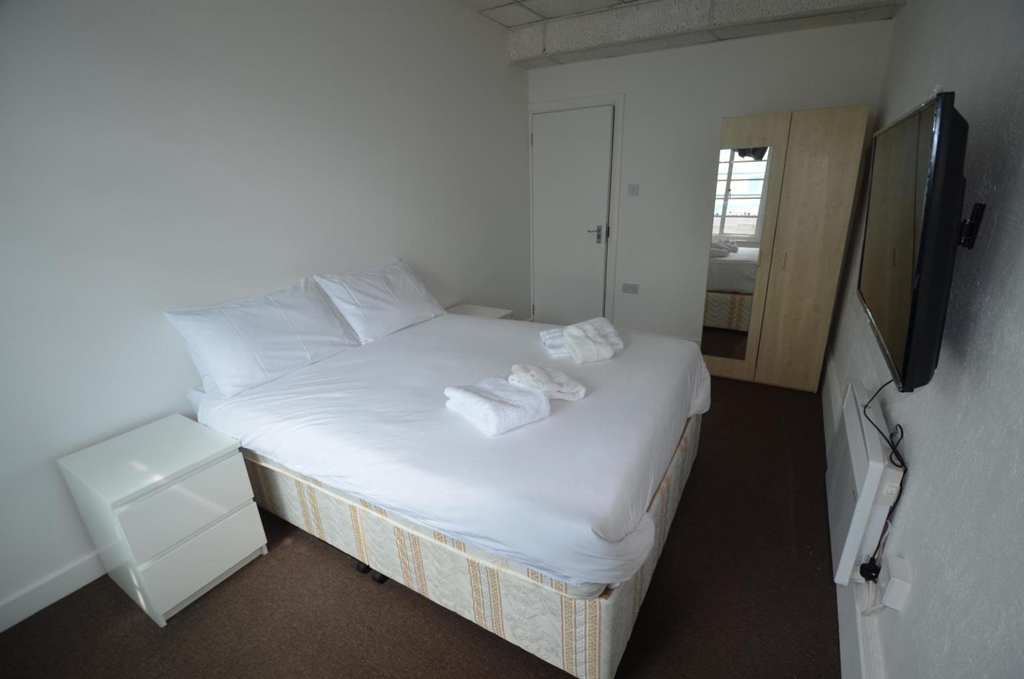 Double room shared toilet bathroom